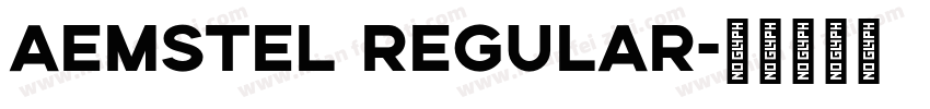 Aemstel Regular字体转换